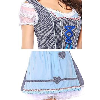 Amazon.co.jp: [SSUPTEMBER2] ディアンドル コスプレ衣装 ドイツ